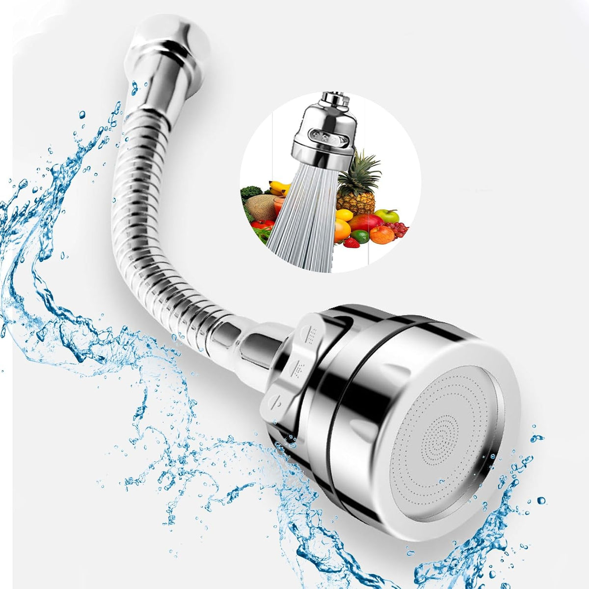 Kitchen Faucet Sprayer Attachment, Movable Faucet Extender