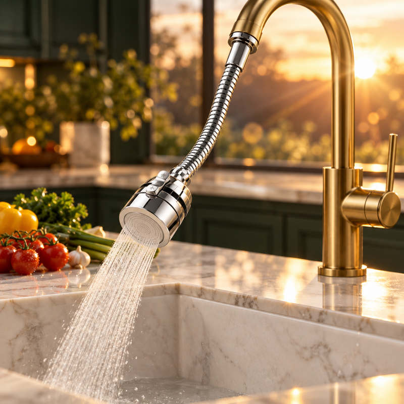 Kitchen Faucet Sprayer Attachment, Movable Faucet Extender